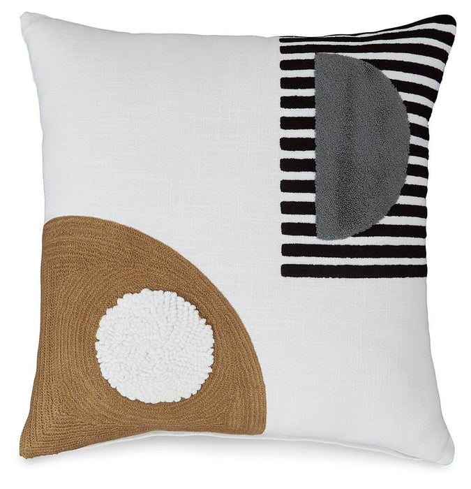 Signature Design Black/White/Honey Pillow