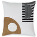 Signature Design Black/White/Honey Pillow (4/CS)