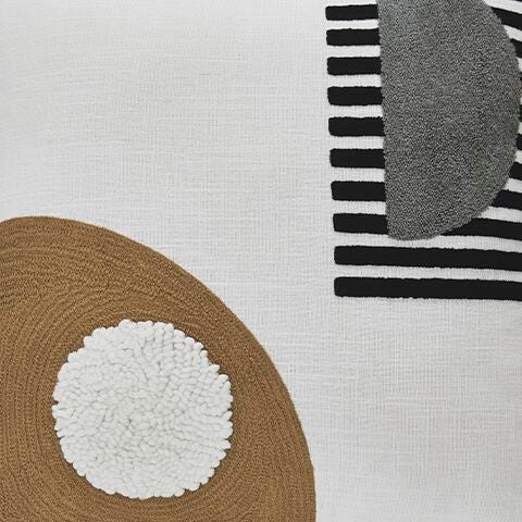 Signature Design Black/White/Honey Pillow (4/CS)