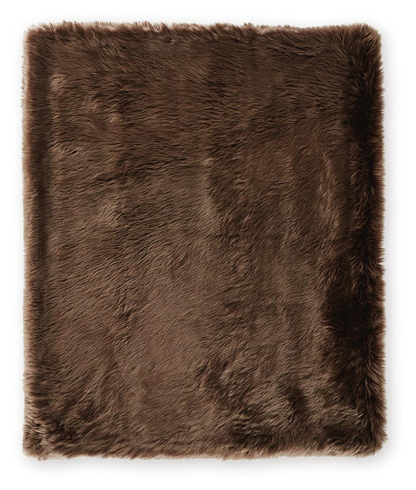 Signature Design Brown Throw (3/CS)