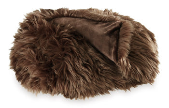 Signature Design Brown Throw (3/CS)