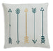 Signature Design White/Teal/Gold Pillow (4/CS)