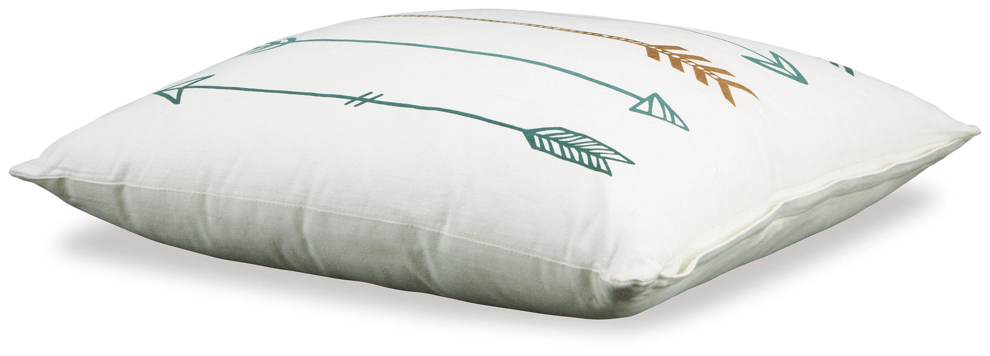Signature Design White/Teal/Gold Pillow (4/CS)