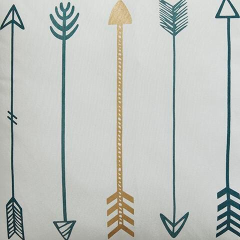 Signature Design White/Teal/Gold Pillow (4/CS)