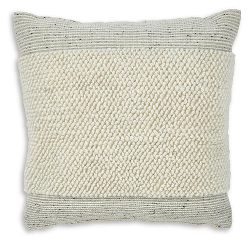 Signature Design Gray/White Pillow (4/CS)
