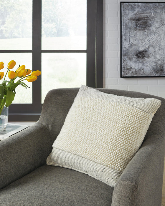 Signature Design Gray/White Pillow