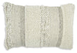 Signature Design Gray/White Pillow (4/CS)