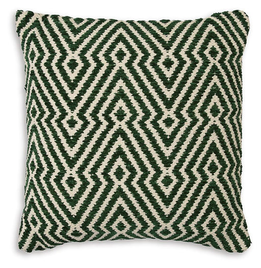 Signature Design Green/Ivory Pillow (4/CS)