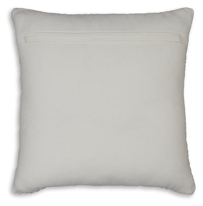 Signature Design White/Rust Pillow (4/CS)
