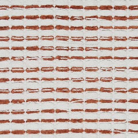 Signature Design White/Rust Pillow (4/CS)