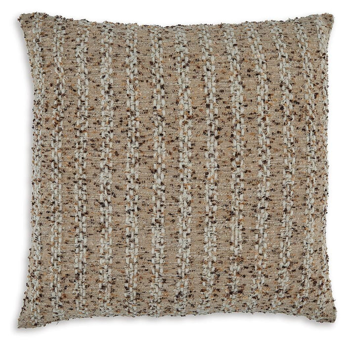 Signature Design Tan/Brown/White Pillow (4/CS)