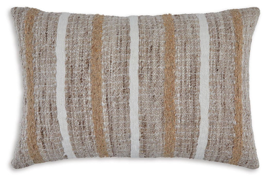 Signature Design Tan/Brown/White Pillow (4/CS)
