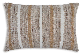 Signature Design Tan/Brown/White Pillow (4/CS)