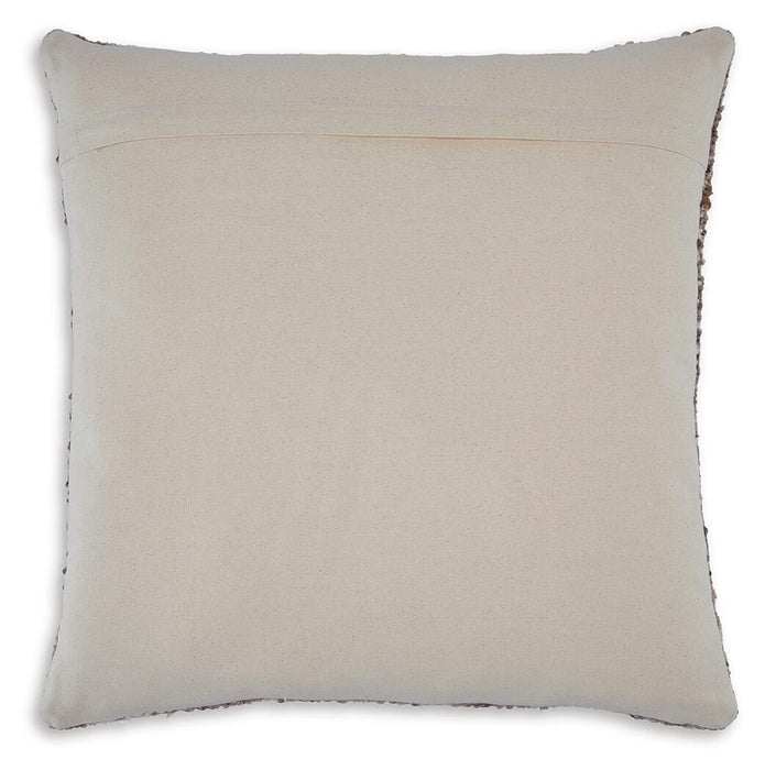 Signature Design Brown/White Pillow (4/CS)