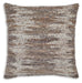 Signature Design Brown/White Pillow (4/CS)