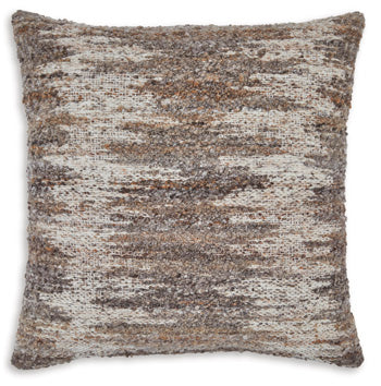 Signature Design Brown/White Pillow (4/CS)