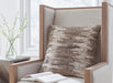 Signature Design Brown/White Pillow (4/CS)