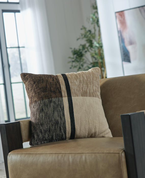 Signature Design Black/Brown/Tan Pillow (4/CS)
