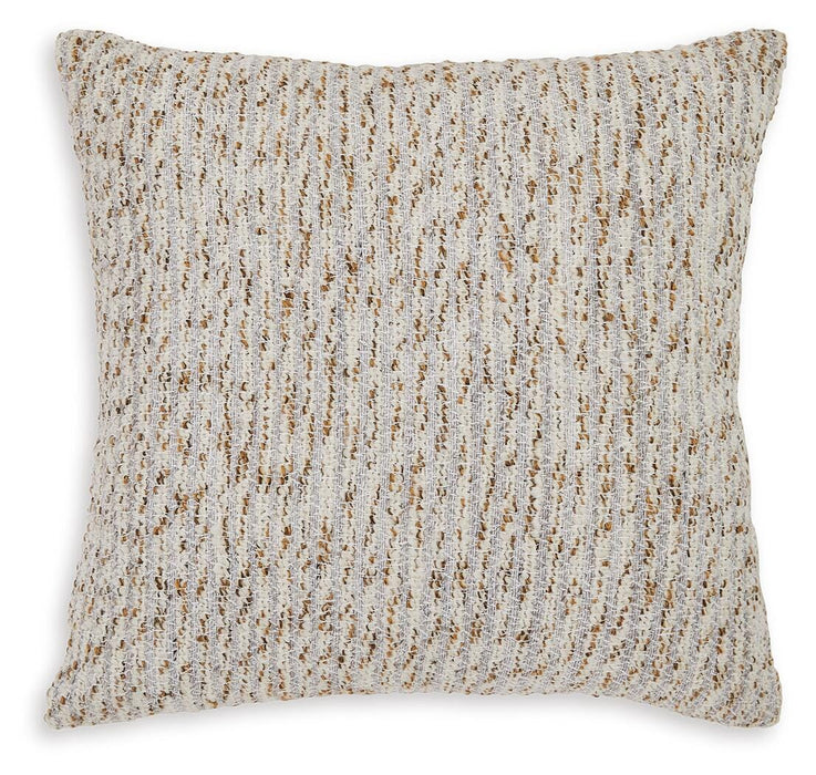 Signature Design Ivory/Gray/Gold Pillow