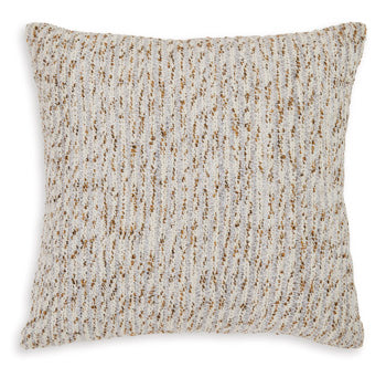 Signature Design Ivory/Gray/Gold Pillow (4/CS)