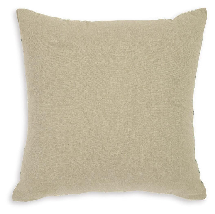 Signature Design White/Green Pillow (4/CS)