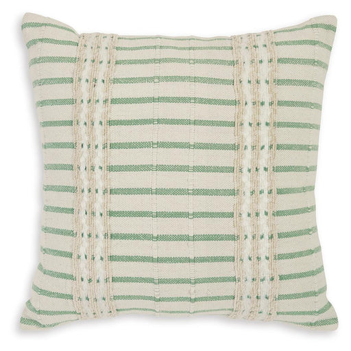 Signature Design White/Green Pillow (4/CS)