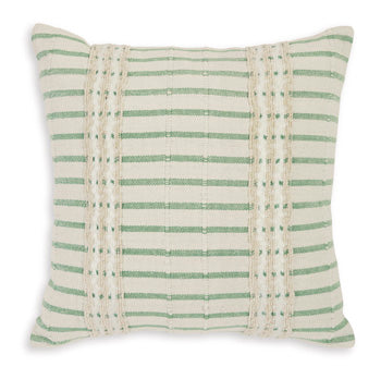 Signature Design White/Green Pillow (4/CS)