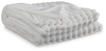 Signature Design White Throw (3/CS)