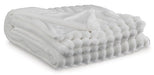 Signature Design White Throw (3/CS)