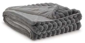 Signature Design Gray Throw (3/CS)