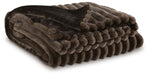 Signature Design Brown Throw (3/CS)