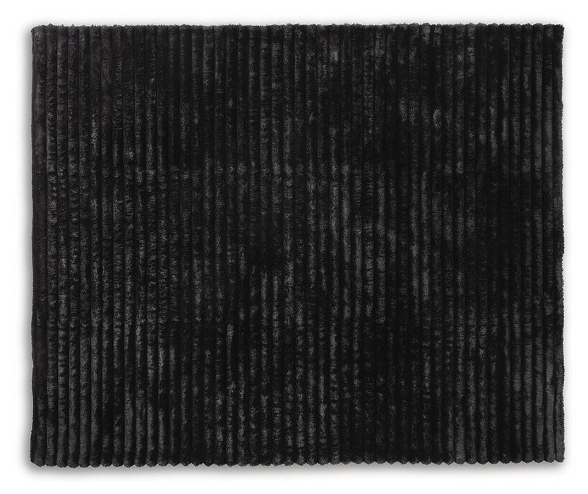 Signature Design Black Throw (3/CS)