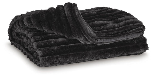 Signature Design Black Throw (3/CS)