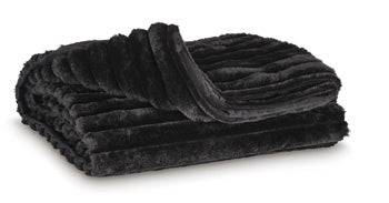 Signature Design Black Throw (3/CS)