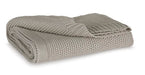 Signature Design Gray Throw (3/CS)