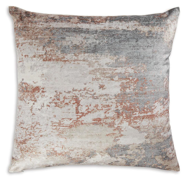 Signature Design Cream/Gray/Rust Pillow (4/CS)