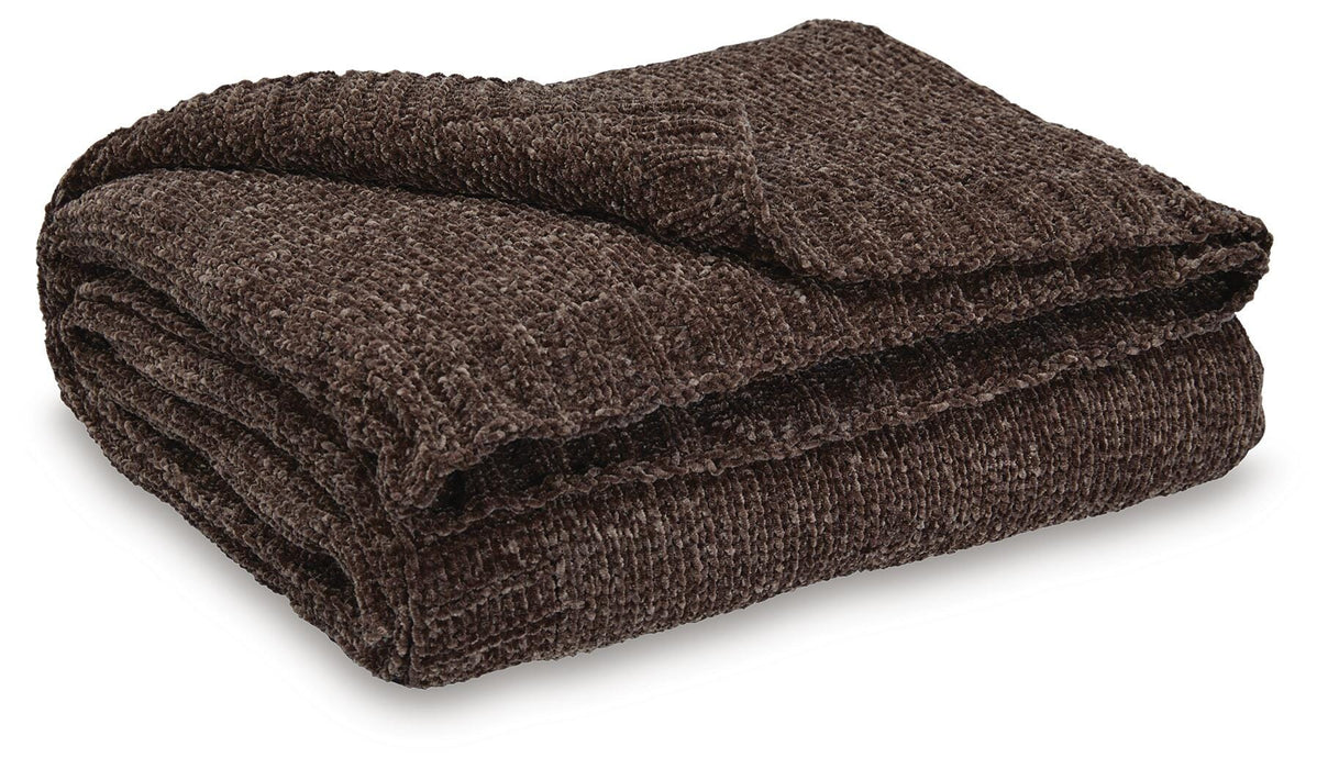 Signature Design Brown Throw (3/CS)