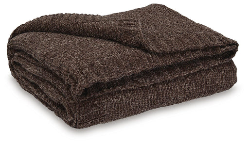 Signature Design Brown Throw (3/CS)