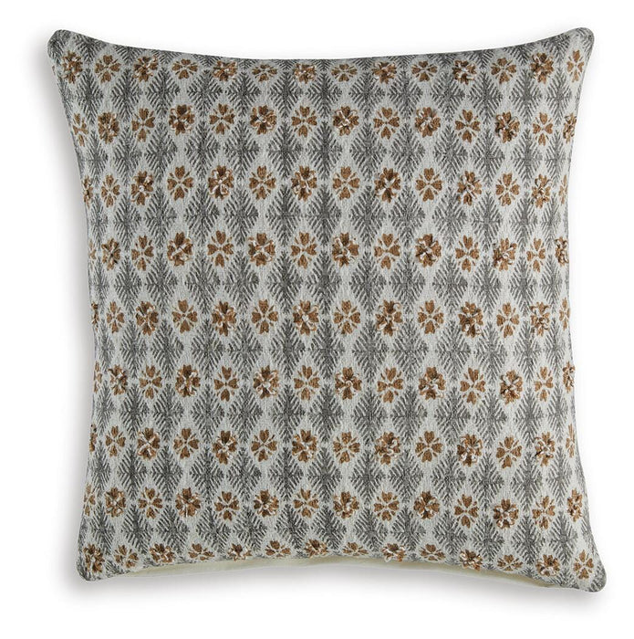 Signature Design White/Gray/Brown Pillow (4/CS)