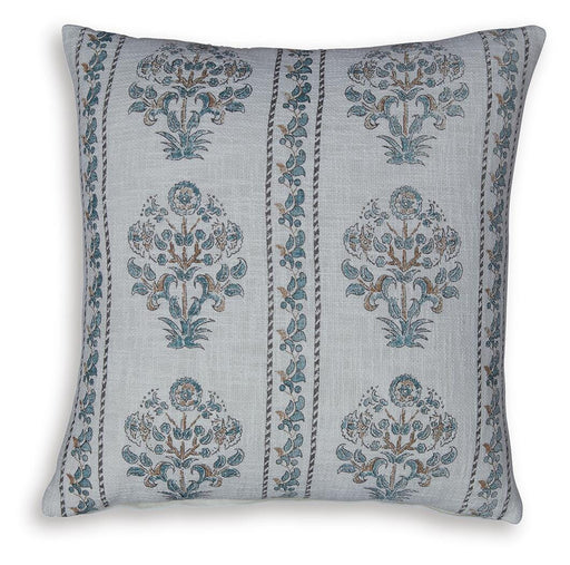 Signature Design Ivory/Green/Brown Pillow (4/CS)