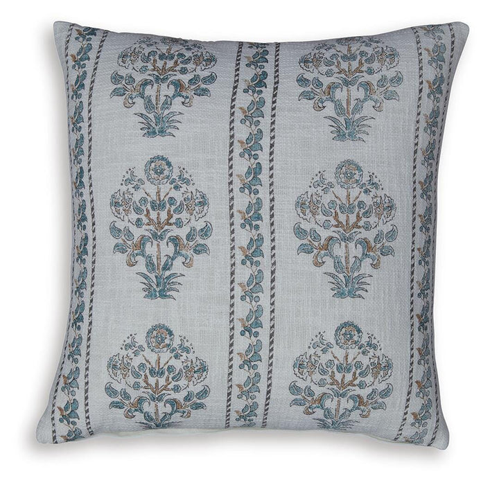 Signature Design Ivory/Green/Brown Pillow (4/CS)
