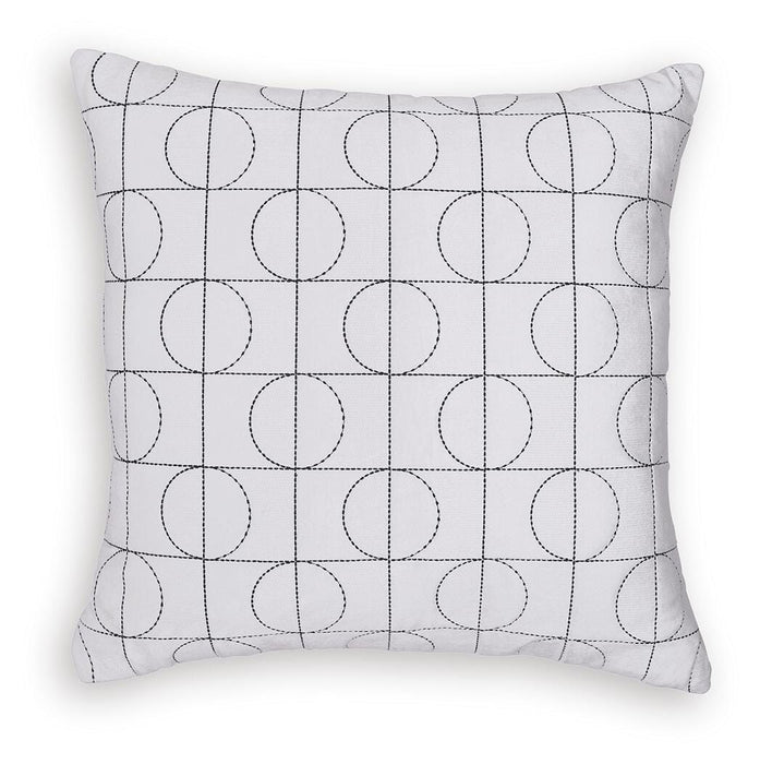 Signature Design White/Black Pillow (4/CS)