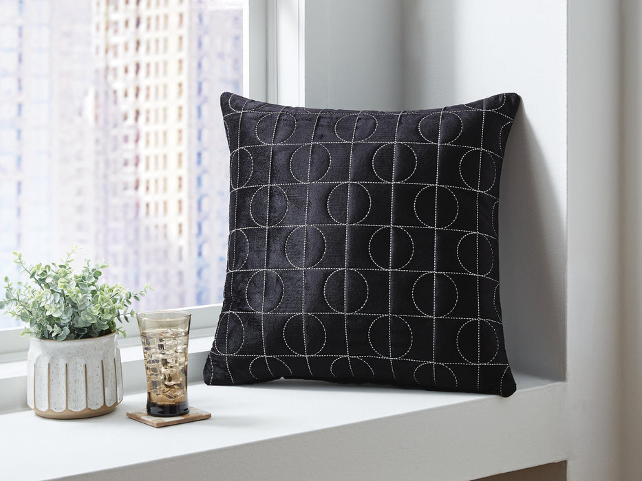 Signature Design Black/Silver Pillow (4/CS)