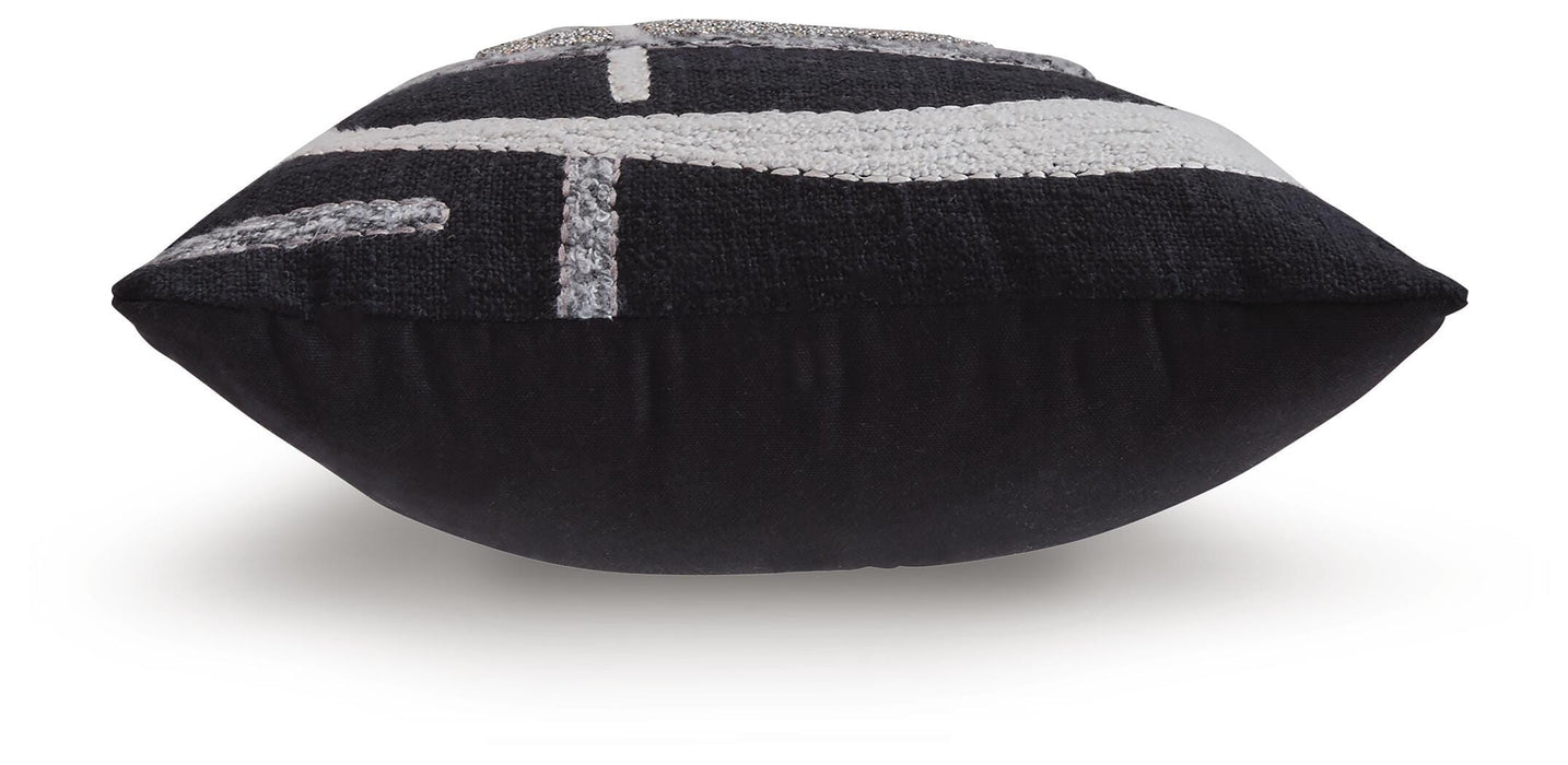 Signature Design Black/Gray/Ivory Pillow (4/CS)