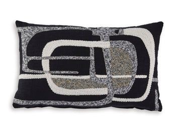 Signature Design Black/Gray/Ivory Pillow (4/CS)