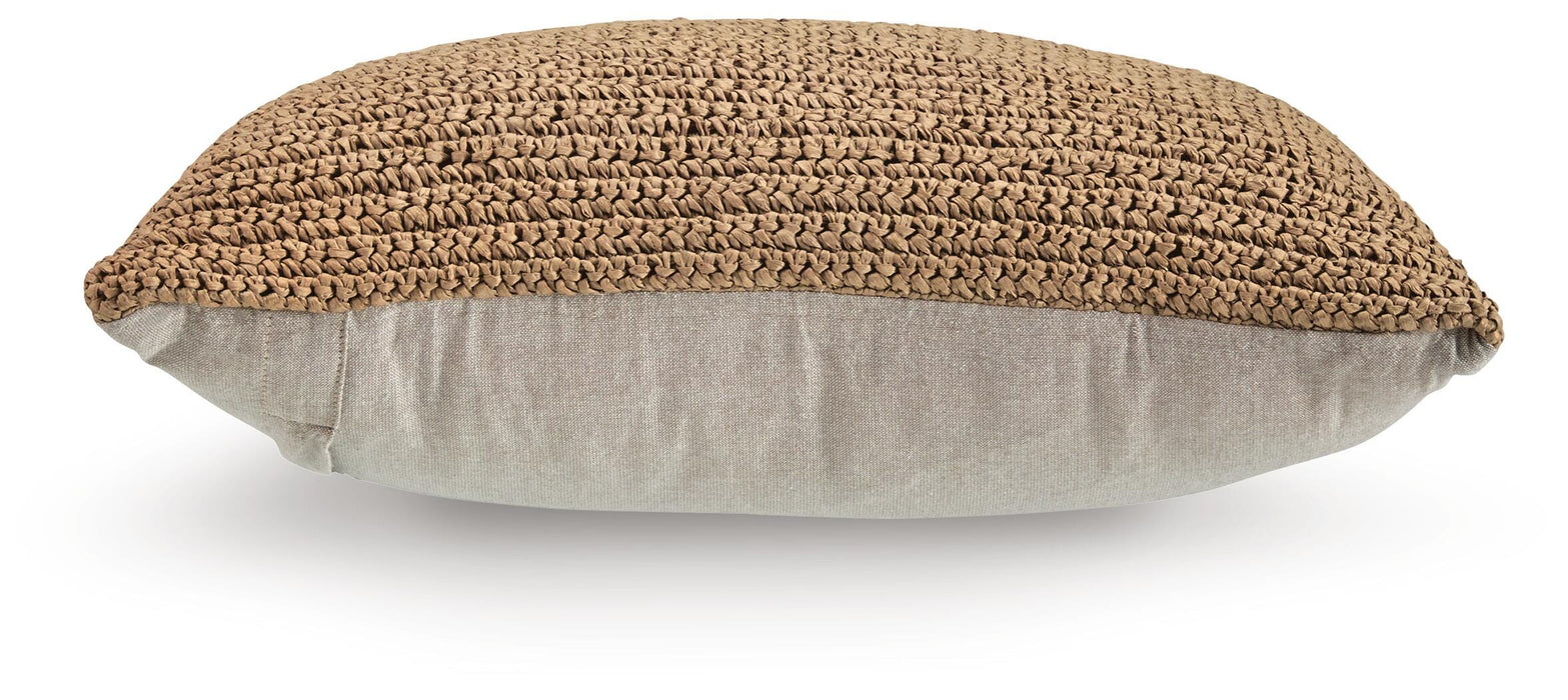Signature Design Tan Pillow (4/CS)