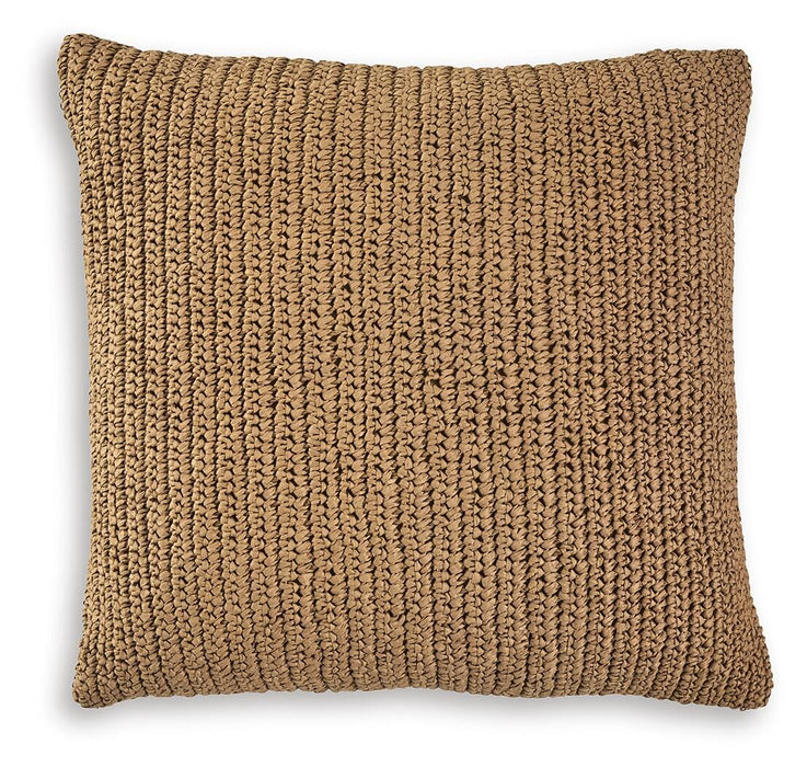Signature Design Tan Pillow (4/CS)
