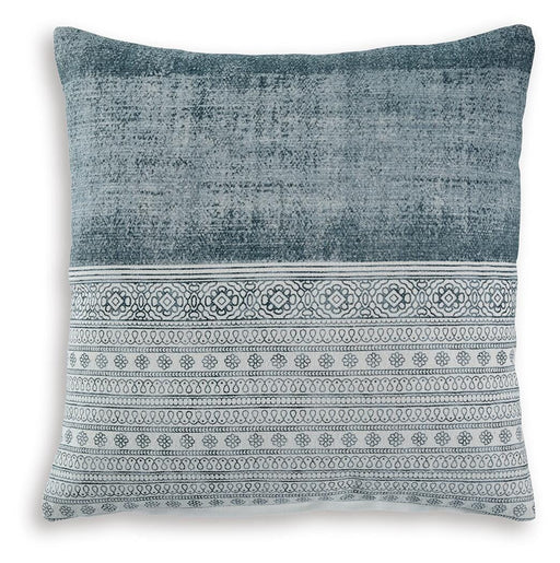 Signature Design Blue/White Pillow (4/CS)