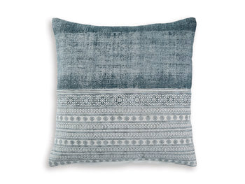 Signature Design Blue/White Pillow (4/CS)