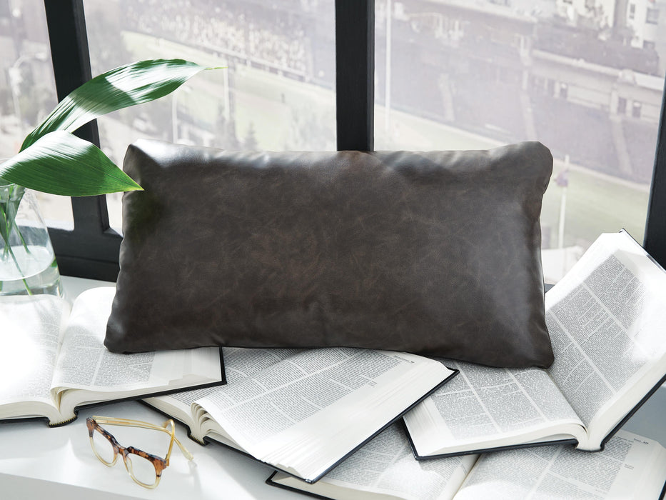 Signature Design Dark Brown Pillow (4/CS)